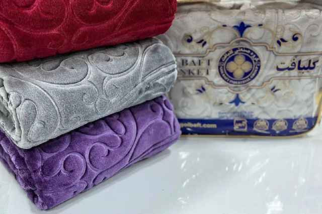 پتو گلبافت گل برجسته بافت نرم جزئیات زیبا